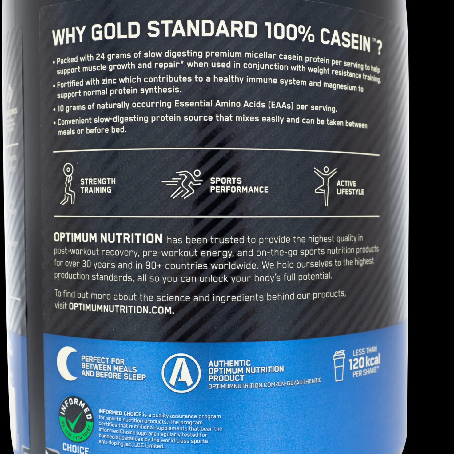 100 % Gold Standard Casein, proteiinijauhe 908 g - Proteiinilisät - 100 % Gold Standard Casein, proteiinijauhe 908 g