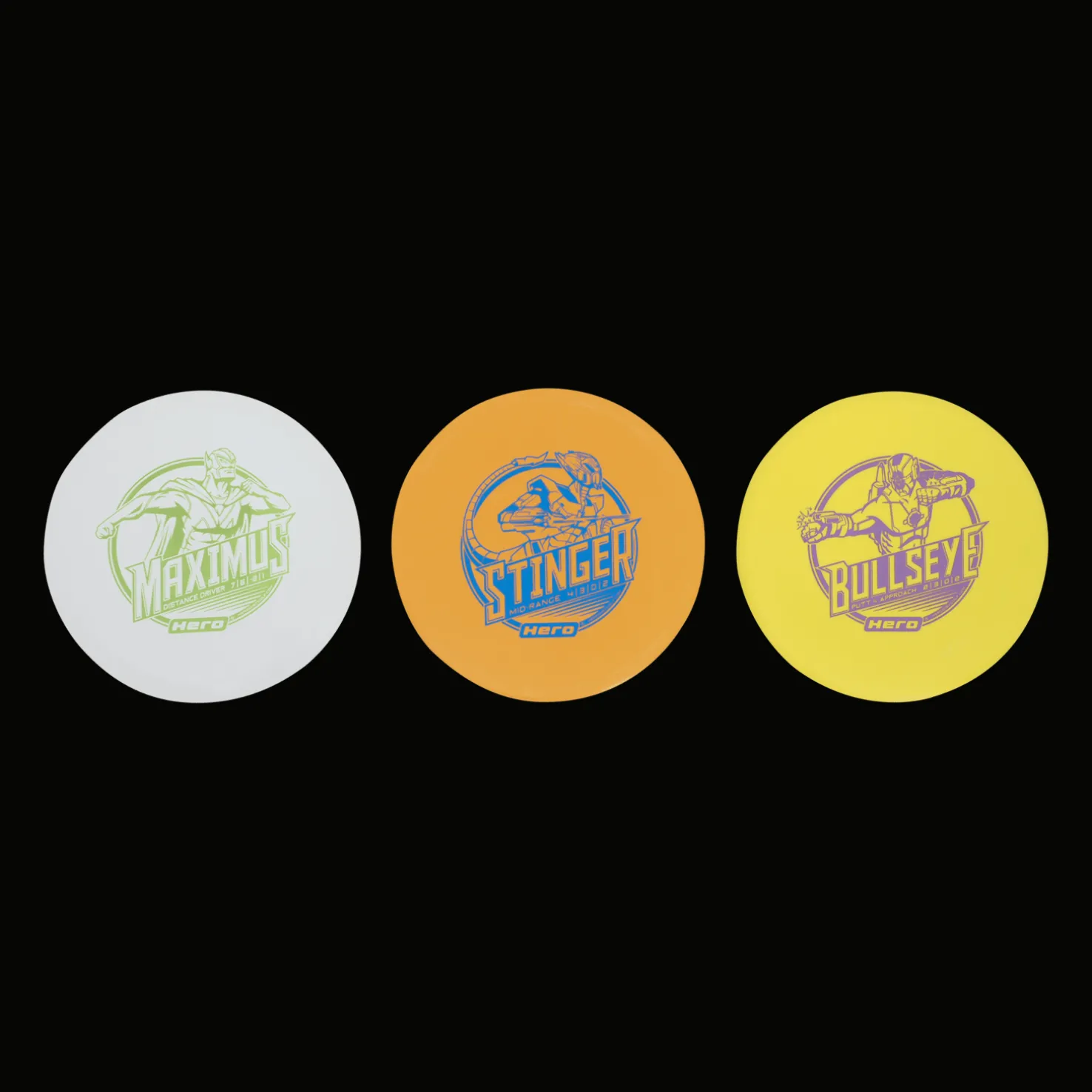 3 Disc Golf Starter Set, aloituspakkaus frisbeegolfiin - - 3 Disc Golf Starter Set, aloituspakkaus frisbeegolfiin