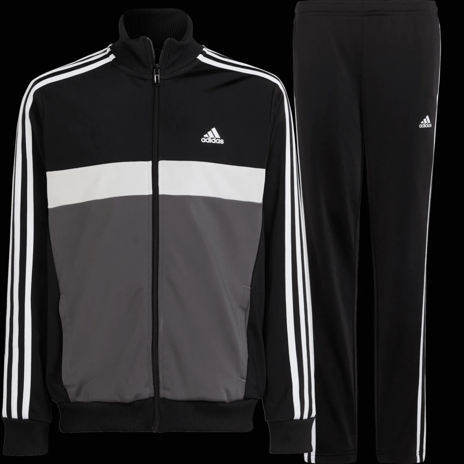 3 Stripes Tiberio FL Tracksuit, nuorten verryttelyasu - Verryttelyasut - 3 Stripes Tiberio FL Tracksuit, nuorten verryttelyasu