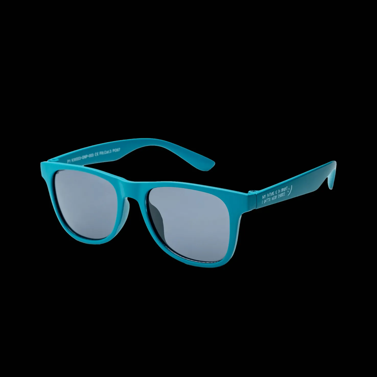 003 Waye Kids Matt Petrol Frame Temple W Smoke Lens Cat.3, aurinkolasit, unisex - Lifestyle Aurinkolasit - 003 Waye Kids Matt Petrol Frame Temple W Smoke Lens Cat.3, aurinkolasit, unisex