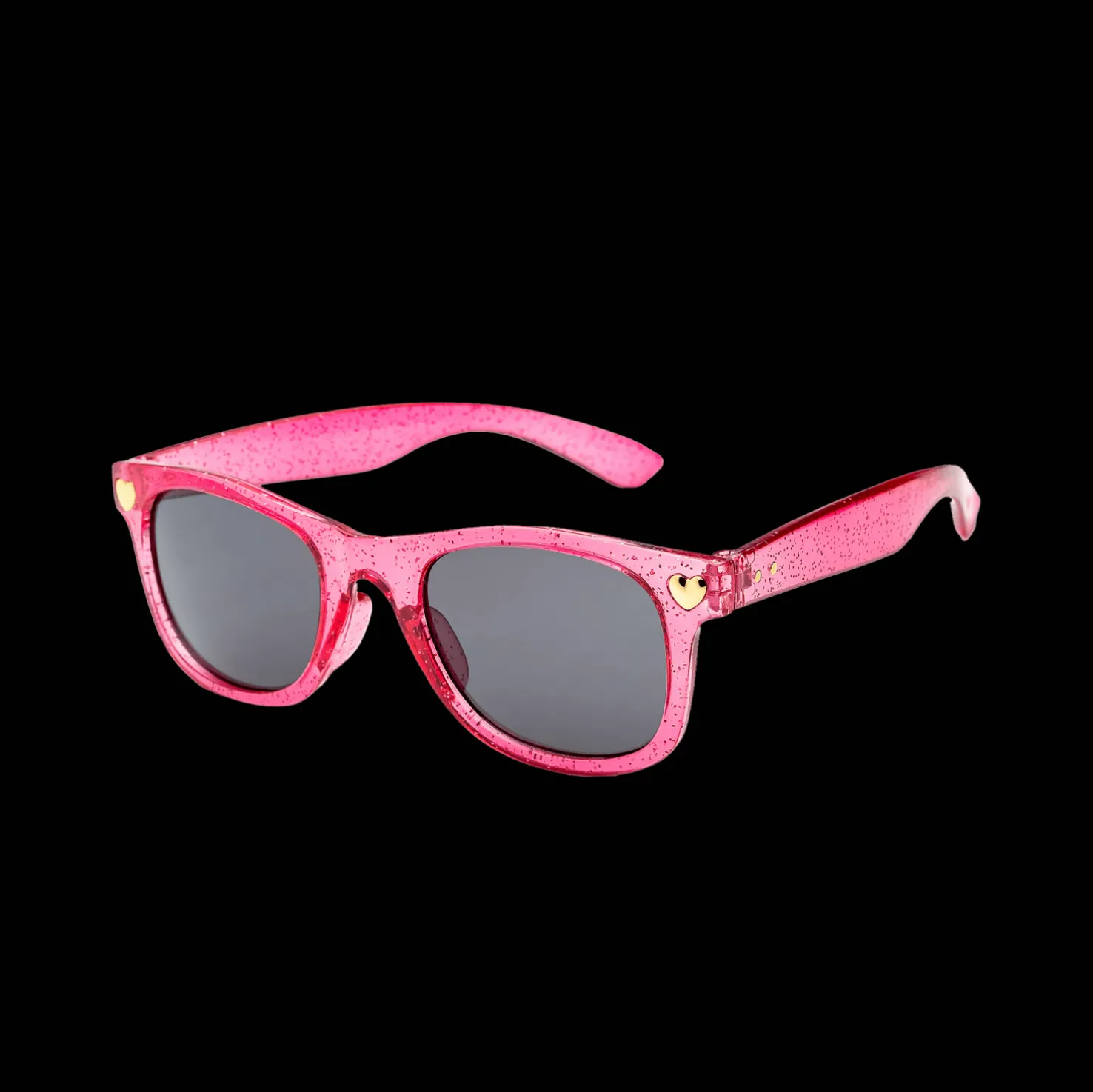 010 Waye Kids Strong Glitter Pink W Metal Hearts, nuorten aurinkolasit - Lifestyle Aurinkolasit - 010 Waye Kids Strong Glitter Pink W Metal Hearts, nuorten aurinkolasit