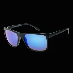 014 Waye Matt Black With Blue Multi Lens, aurinkolasit, unisex - Lifestyle Aurinkolasit - 014 Waye Matt Black With Blue Multi Lens, aurinkolasit, unisex