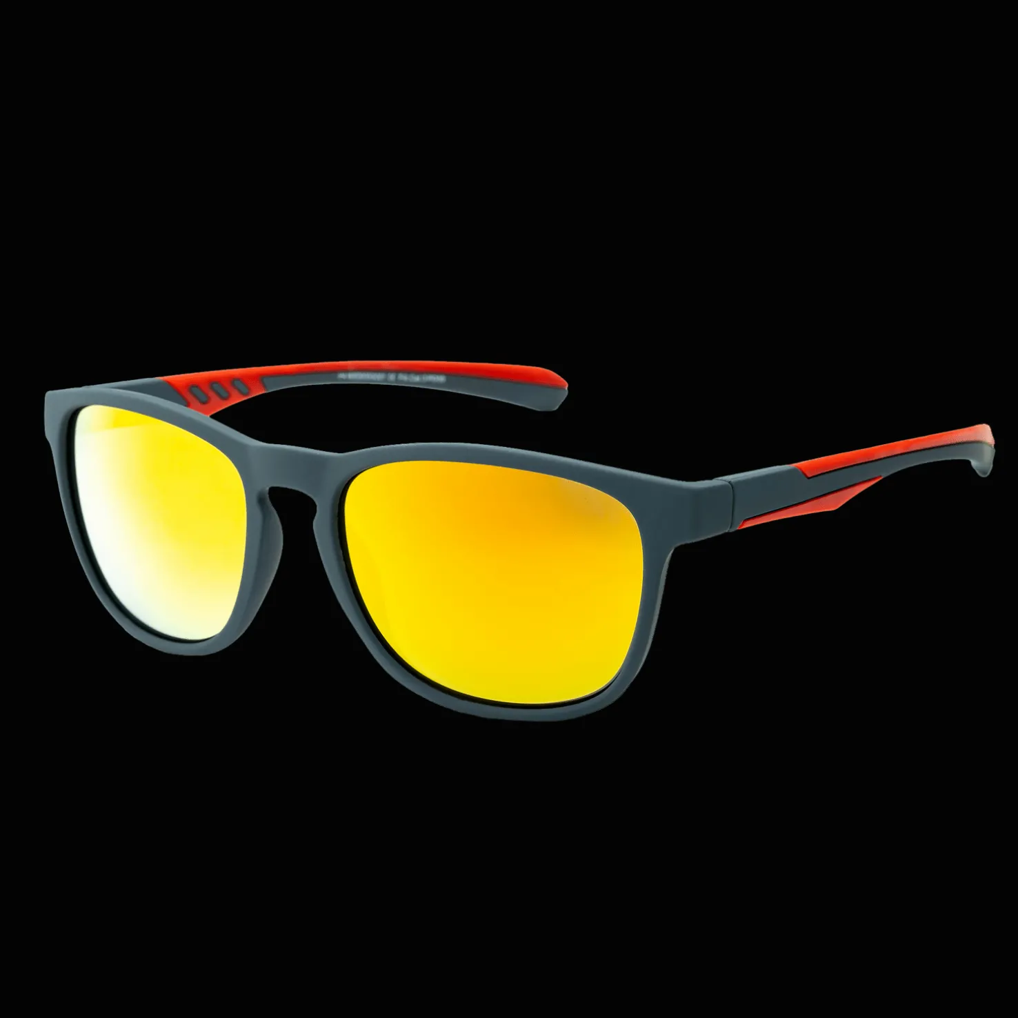 021 Waye Rubber Grey W Red Multi, aurinkolasit, unisex - Lifestyle Aurinkolasit - 021 Waye Rubber Grey W Red Multi, aurinkolasit, unisex