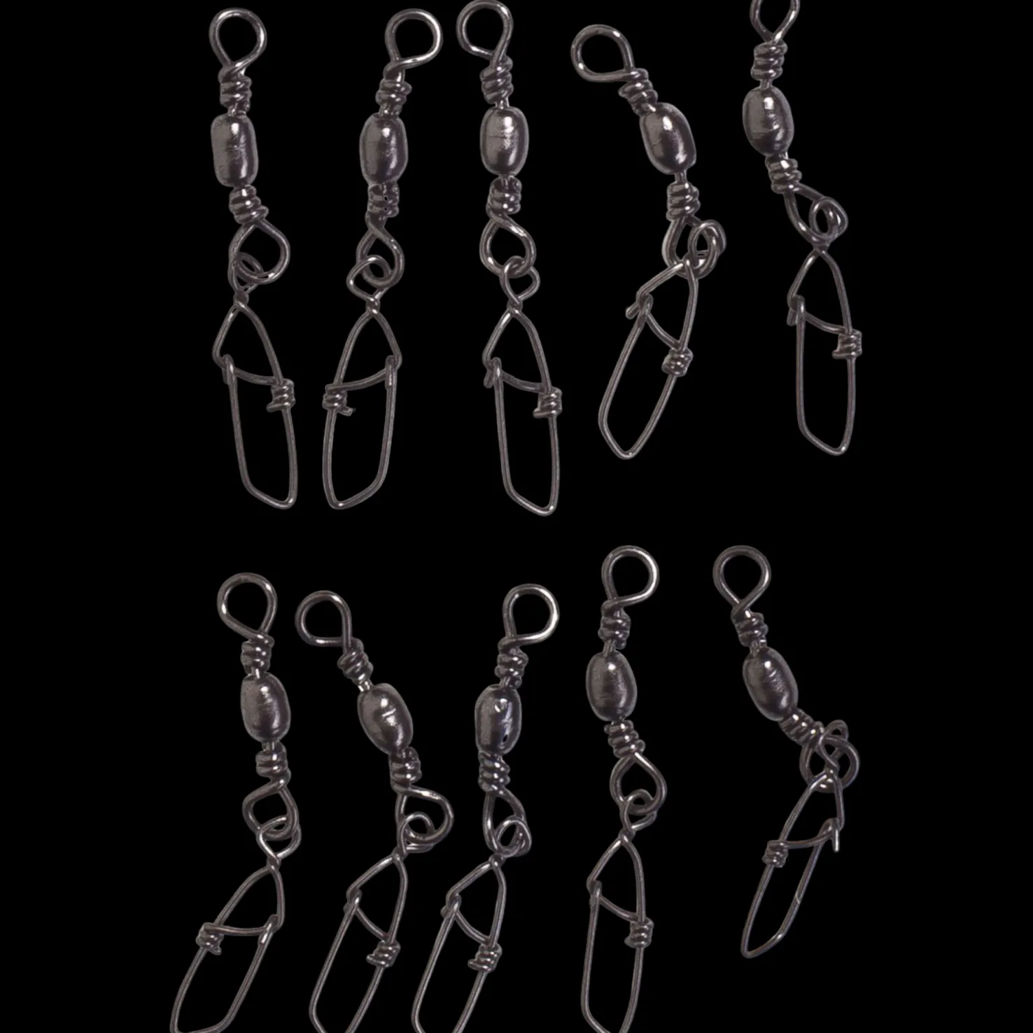 Abu Garcia viehelukot, koko 0, 10 kpl - Kalastustarvikkeet - Abu Garcia viehelukot, koko 0, 10 kpl