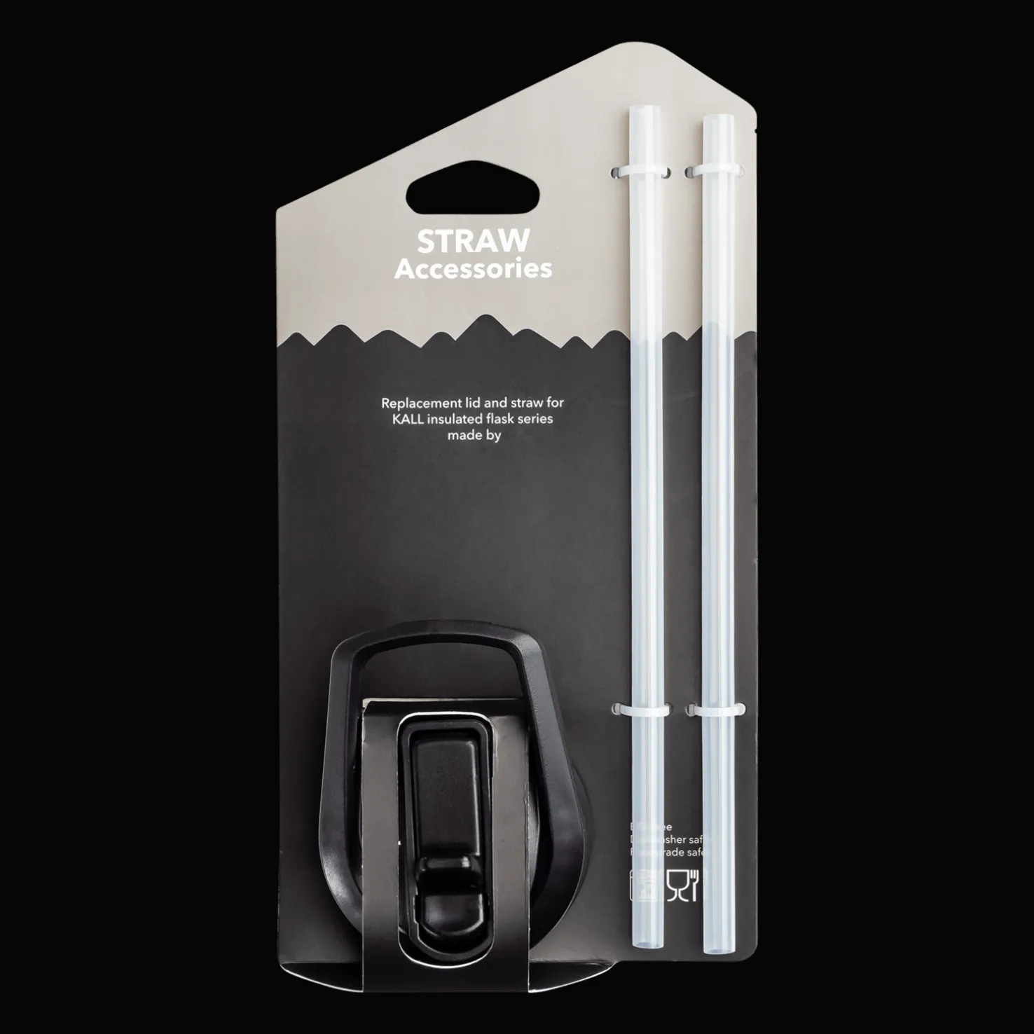 Accessories Straw Kall Bottle, nokka, jossa on pilli - Termospullot Ja Termosmukit - Accessories Straw Kall Bottle, nokka, jossa on pilli