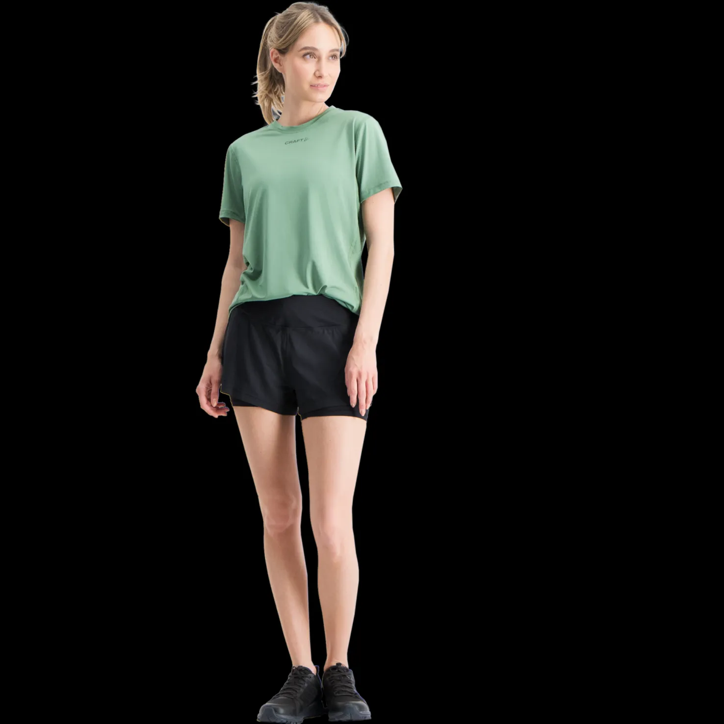 Adv Essence 2-in-1 Shorts, naisten treenishortsit - Treenishortsit - Adv Essence 2-in-1 Shorts, naisten treenishortsit