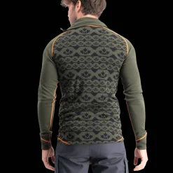 Alaska 2-layer Woll Polo Zip, villainen kerrastopaita - Metsästysvaatteet - Alaska 2-layer Woll Polo Zip, villainen kerrastopaita