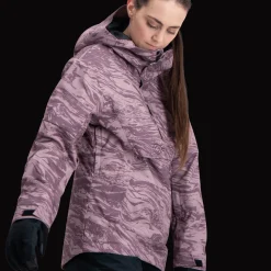 Alpine Anorak W Tnp Tbp Insulated 24/25, Anorakki lasketteluun ja lumilautailuun, miesten - Laskettelutakit Ja Toppatakit Naisten - Alpine Anorak W Tnp Tbp Insulated 24/25, Anorakki lasketteluun ja lumilautailuun, miesten