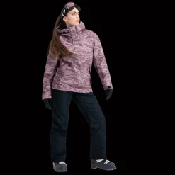 Alpine Anorak W Tnp Tbp Insulated 24/25, Anorakki lasketteluun ja lumilautailuun, miesten - Laskettelutakit Ja Toppatakit Naisten - Alpine Anorak W Tnp Tbp Insulated 24/25, Anorakki lasketteluun ja lumilautailuun, miesten