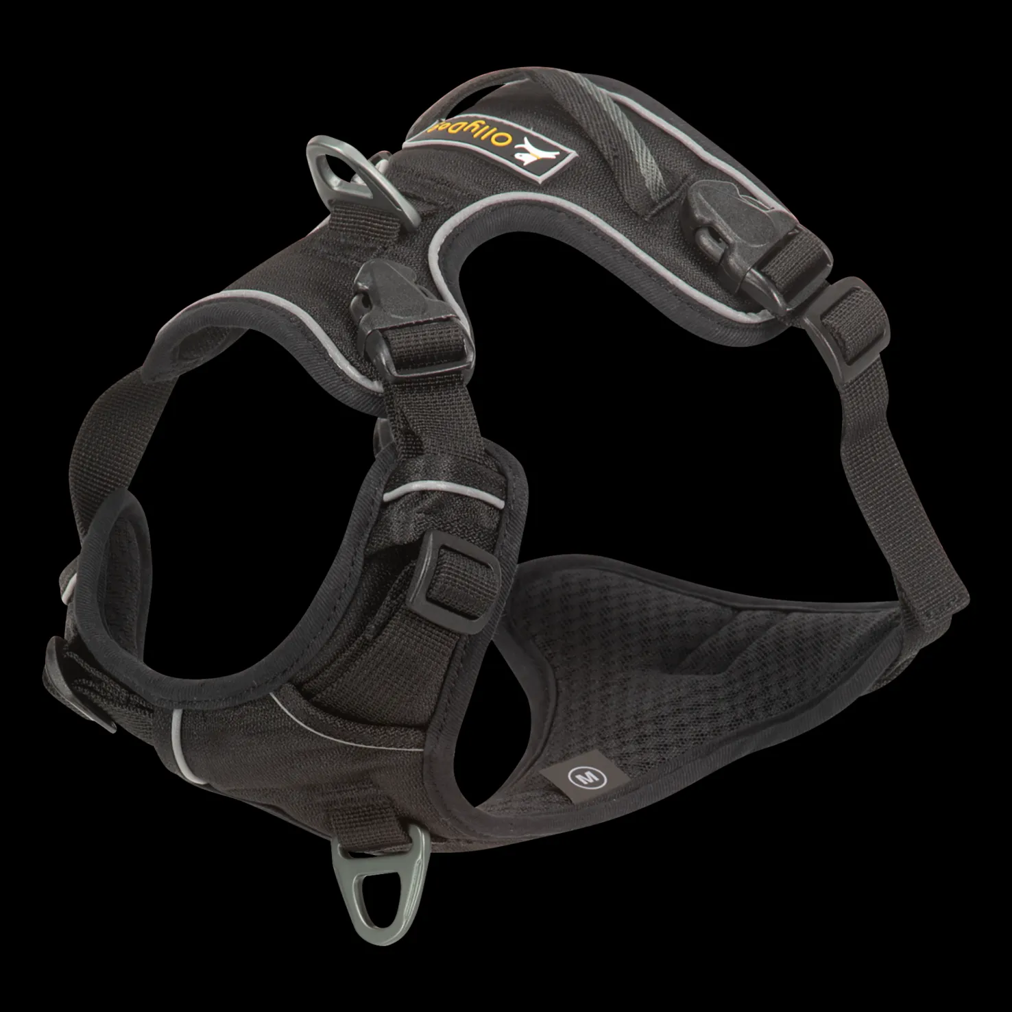 Alpine Reflective Harness Raven, koiran valjaat - Koiran Pannat, Hihnat Ja Koiran Fleksit - Alpine Reflective Harness Raven, koiran valjaat