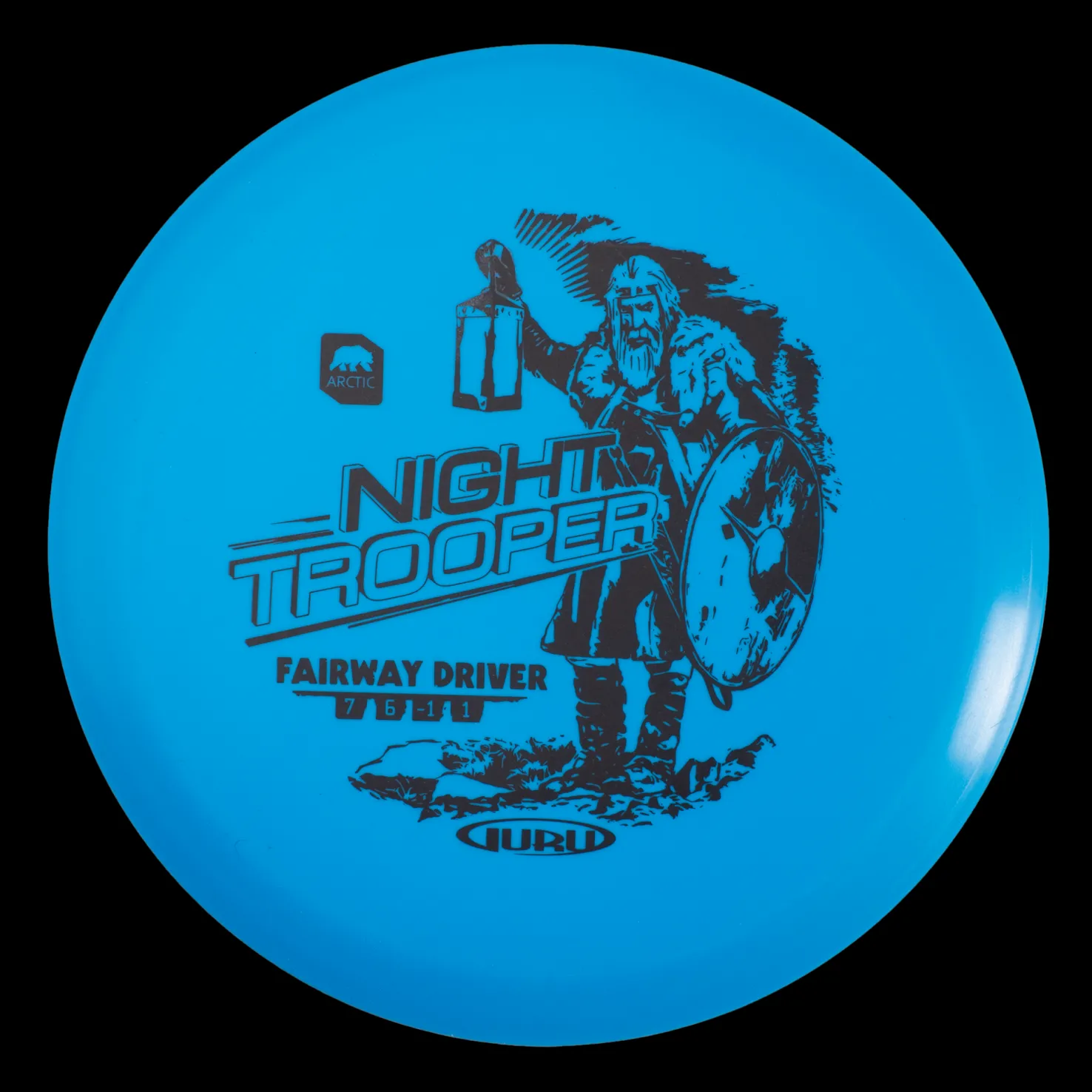 Arctic Line Driver Night Trooper, 150-165g, dirver frisbeegolf - Frisbeegolf - Arctic Line Driver Night Trooper, 150-165g, dirver frisbeegolf