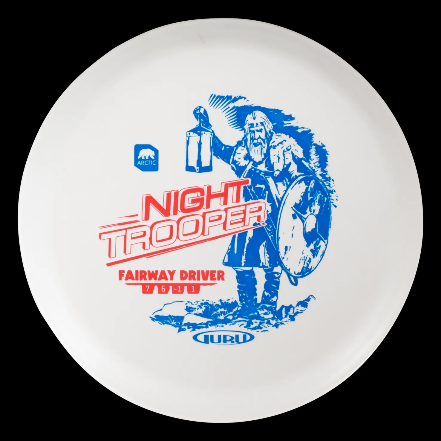 Arctic Line Driver Night Trooper, 150-165g, dirver frisbeegolf - Frisbeegolf - Arctic Line Driver Night Trooper, 150-165g, dirver frisbeegolf