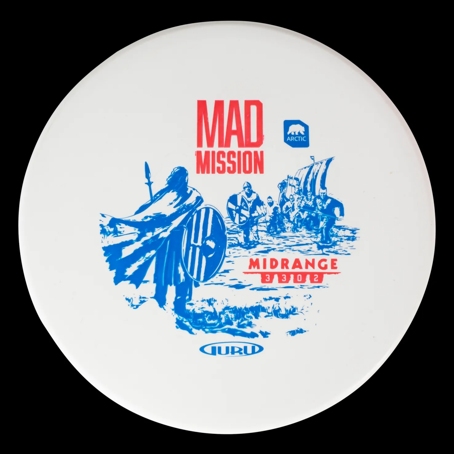 Arctic Line Midrange Mad Mission, 150-165g, midrange frisbeegolf - Frisbeegolf - Arctic Line Midrange Mad Mission, 150-165g, midrange frisbeegolf