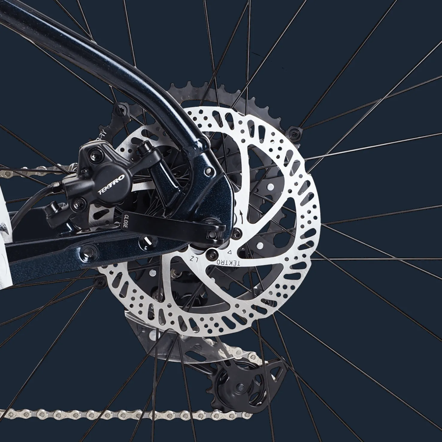 AX+ Midnight Blue 24, miesten hybridipyörä - Hybridipyörät - AX+ Midnight Blue 24, miesten hybridipyörä