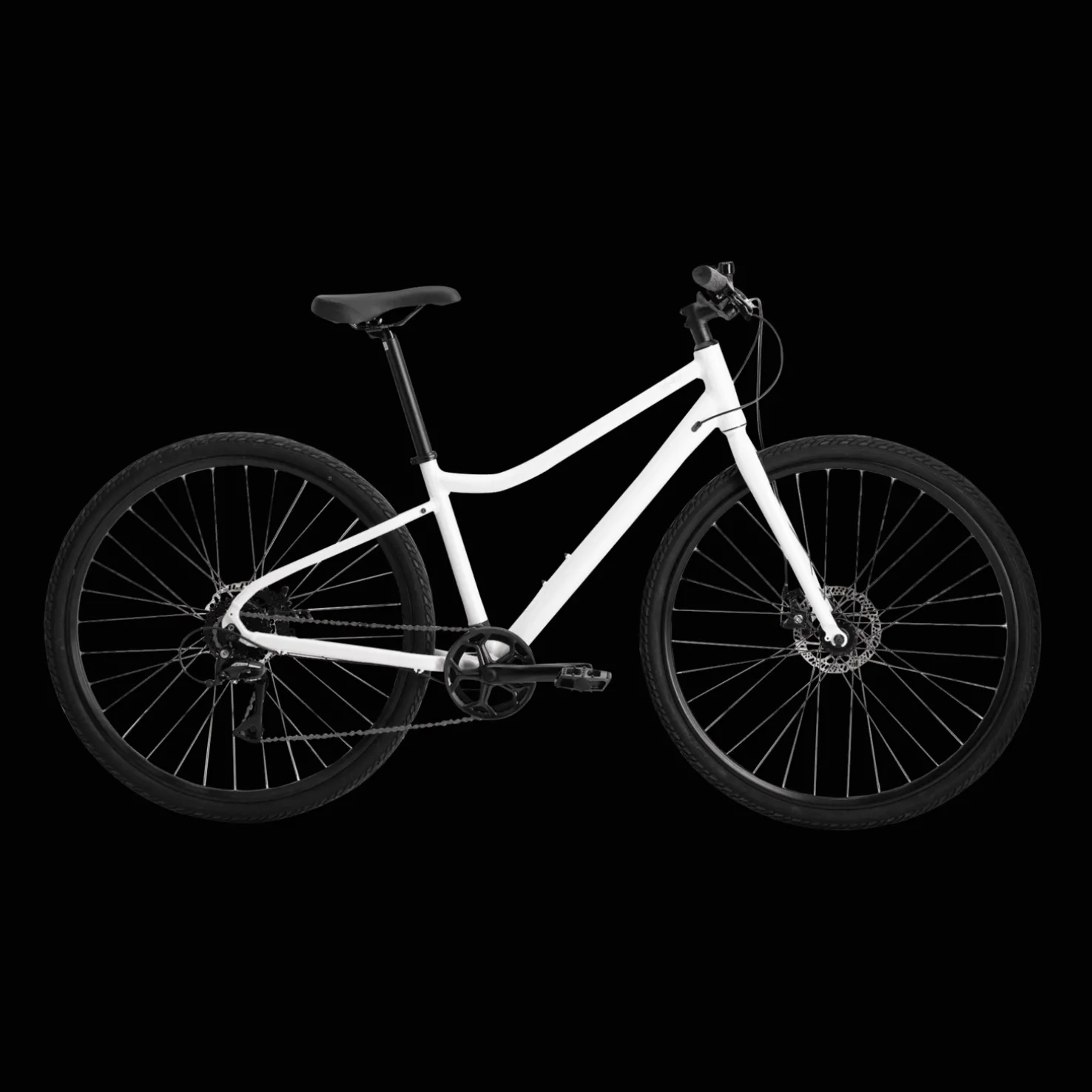 AX Pearl White 24, hybridipyörä, unisex - Hybridipyörät - AX Pearl White 24, hybridipyörä, unisex