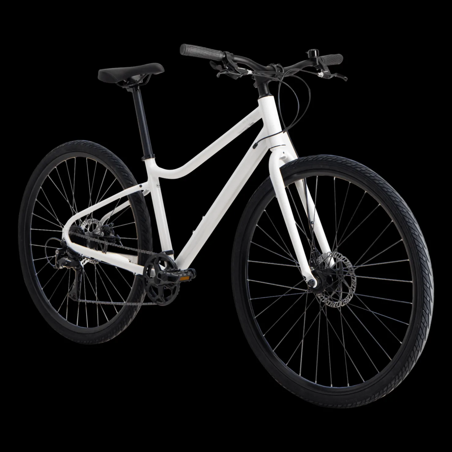 AX Pearl White 24, hybridipyörä, unisex - Hybridipyörät - AX Pearl White 24, hybridipyörä, unisex