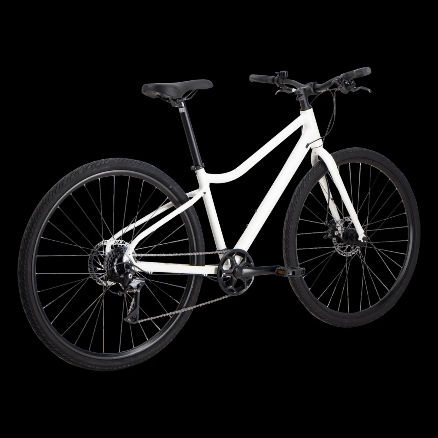 AX Pearl White 24, hybridipyörä, unisex - Hybridipyörät - AX Pearl White 24, hybridipyörä, unisex