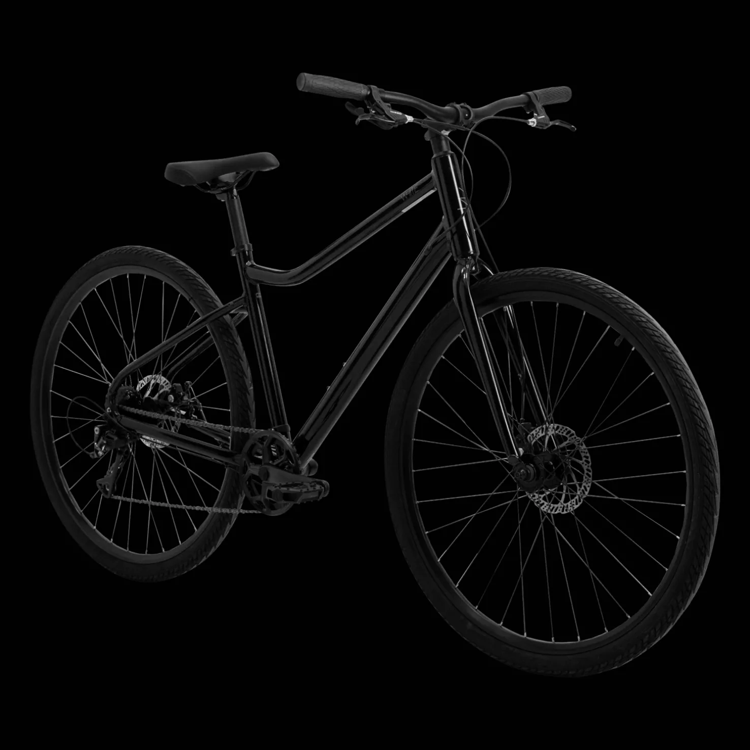 AX Space Black 24, miesten hybridipyörä - Hybridipyörät - AX Space Black 24, miesten hybridipyörä