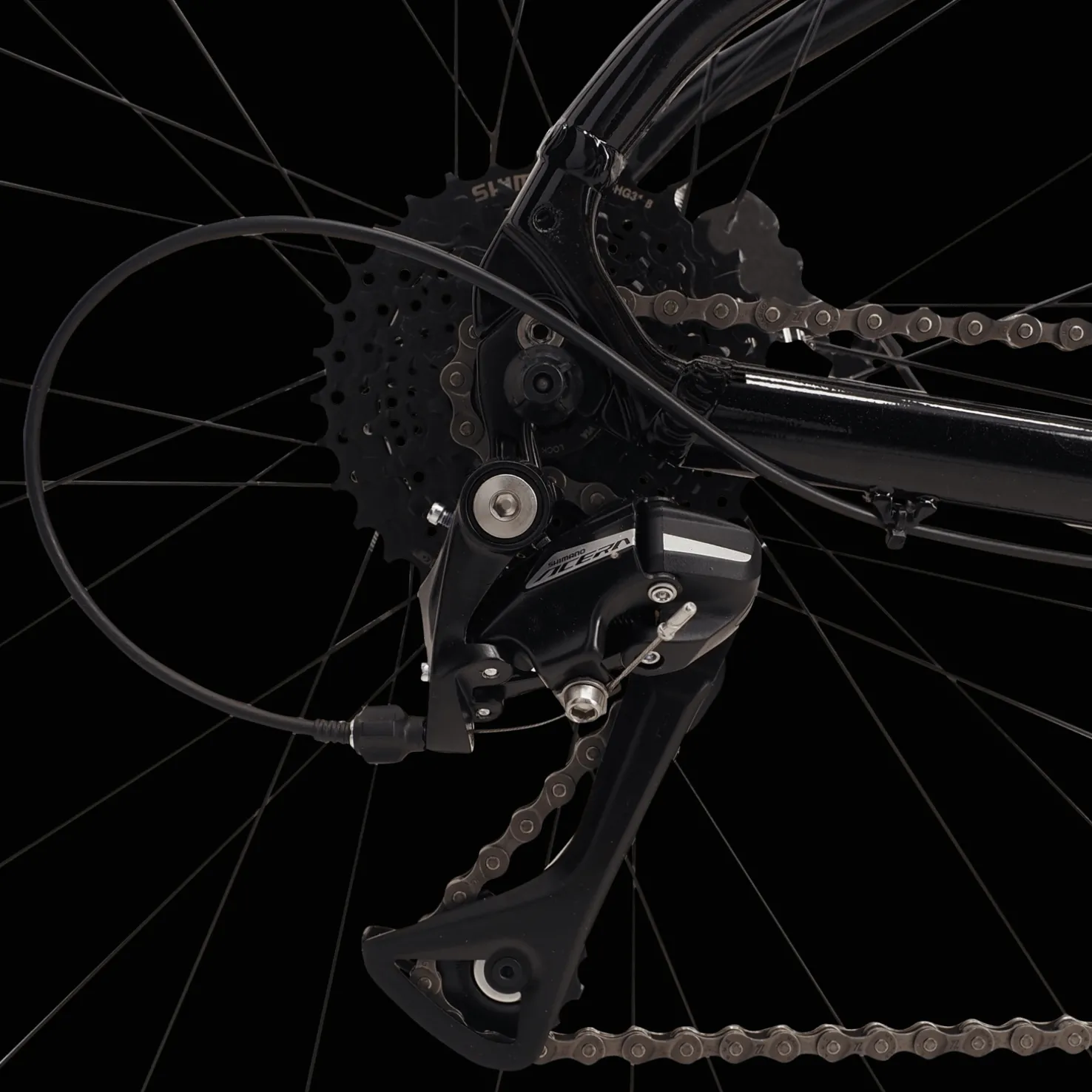 AX Space Black 24, miesten hybridipyörä - Hybridipyörät - AX Space Black 24, miesten hybridipyörä