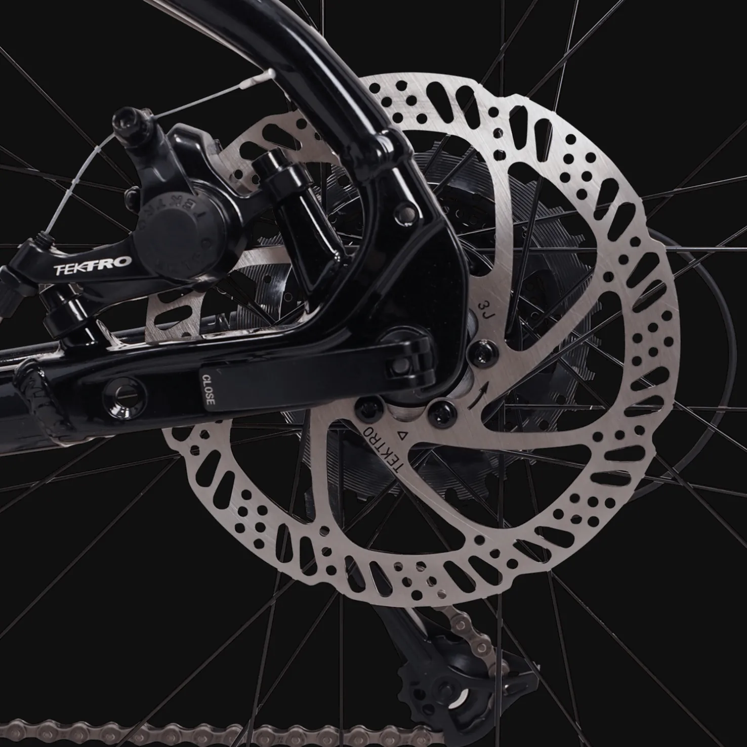 AX Space Black 24, miesten hybridipyörä - Hybridipyörät - AX Space Black 24, miesten hybridipyörä