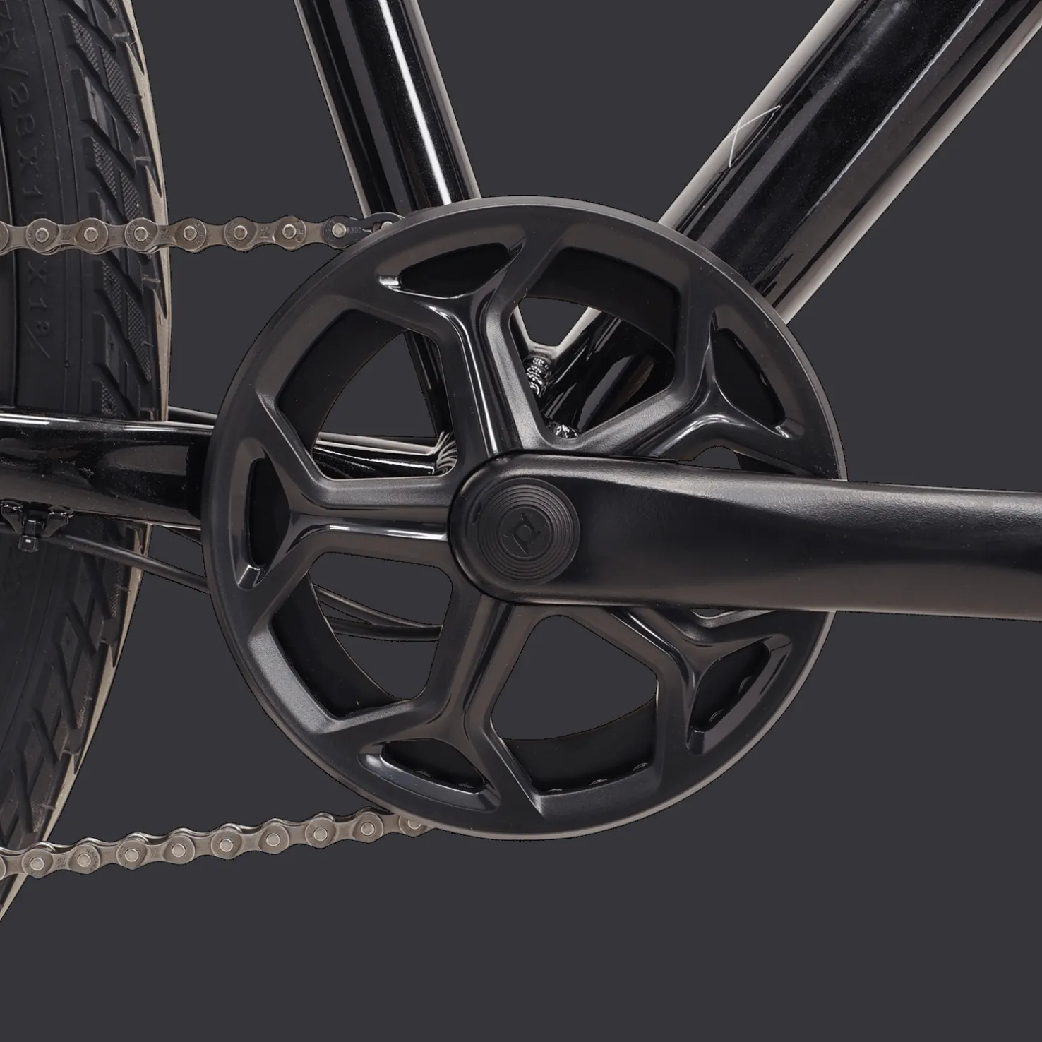 AX Space Black 24, miesten hybridipyörä - Hybridipyörät - AX Space Black 24, miesten hybridipyörä