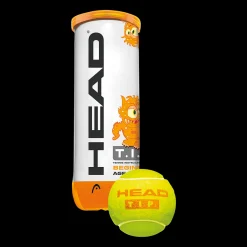 3B Head Tip Orange, lasten tennispallot - Tennistarvikkeet - 3B Head Tip Orange, lasten tennispallot