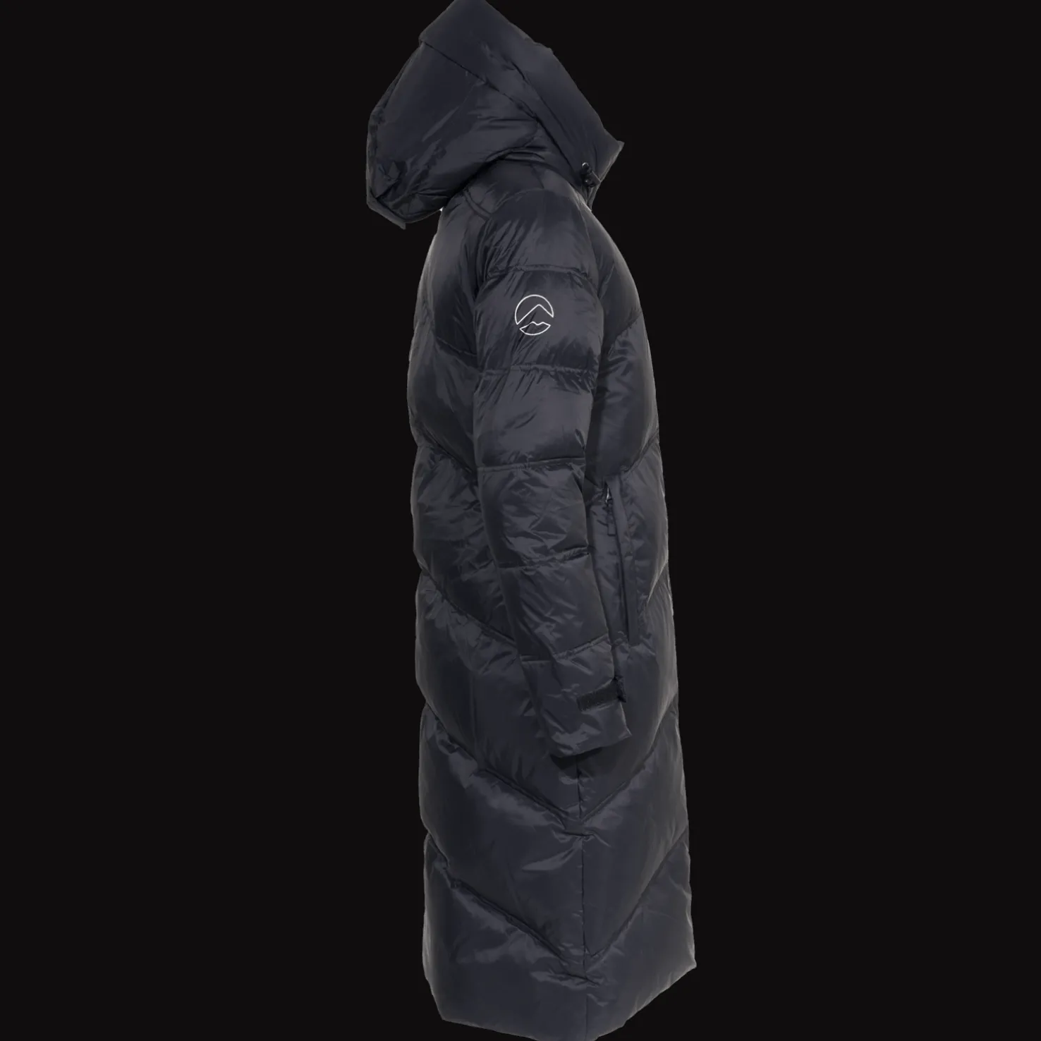 Barentsburg Recycled Long Down Parka, naisten parka - Talvitakit - Barentsburg Recycled Long Down Parka, naisten parka