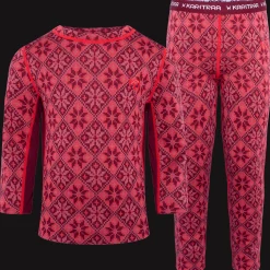 Baselayer Set, lasten villasetti - Pitkät Alushousut - Baselayer Set, lasten villasetti