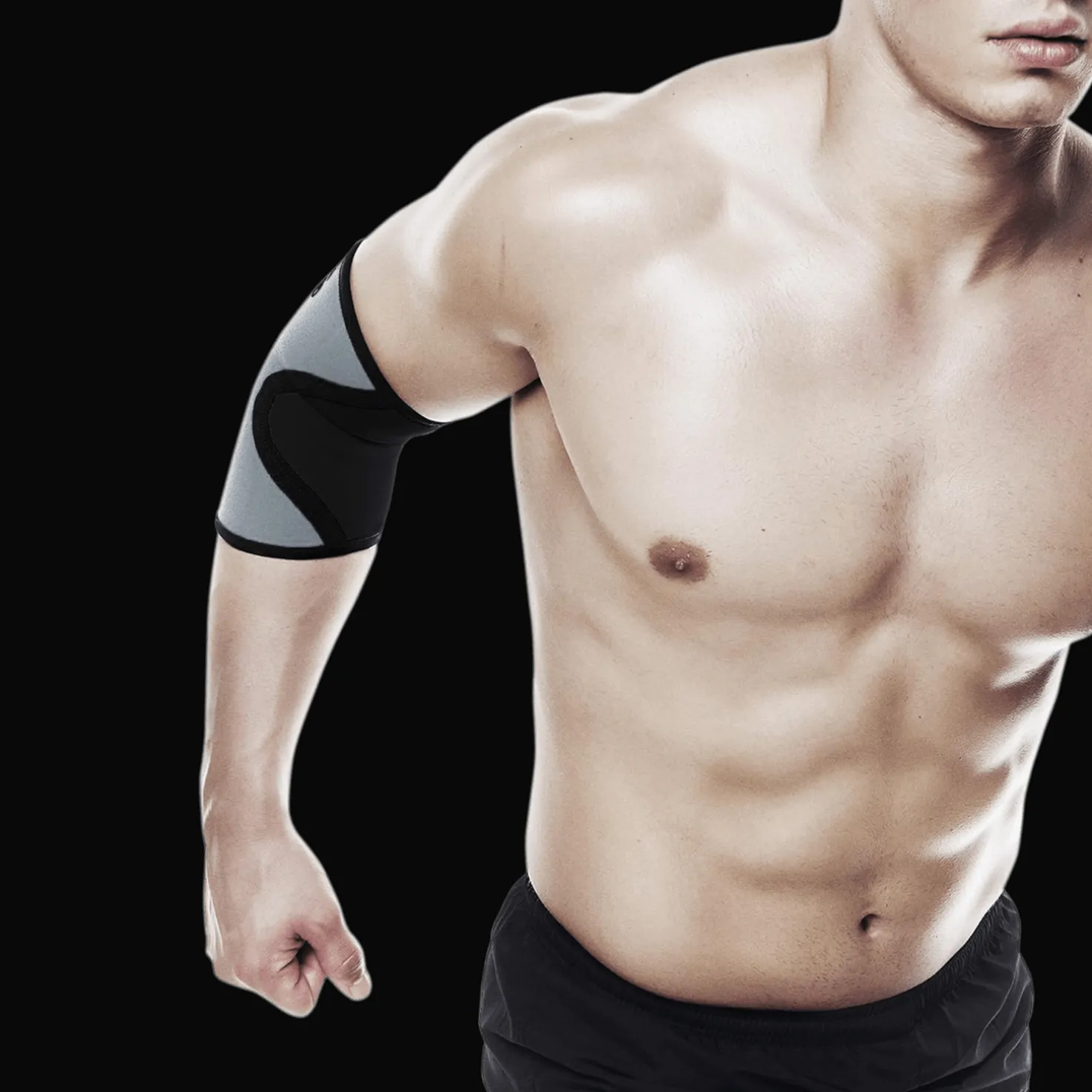 Basic Line Elbow Sleeve 3mm, kyynärpäätuki, unisex - Kyynärpäätuet - Basic Line Elbow Sleeve 3mm, kyynärpäätuki, unisex