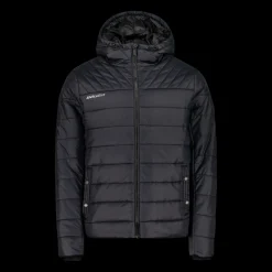 Bauer Supreme Hooded Puffer Jkt -Yth 23/24 - T-Paidat Ja Shortsit Jääkiekkoon - Bauer Supreme Hooded Puffer Jkt -Yth 23/24