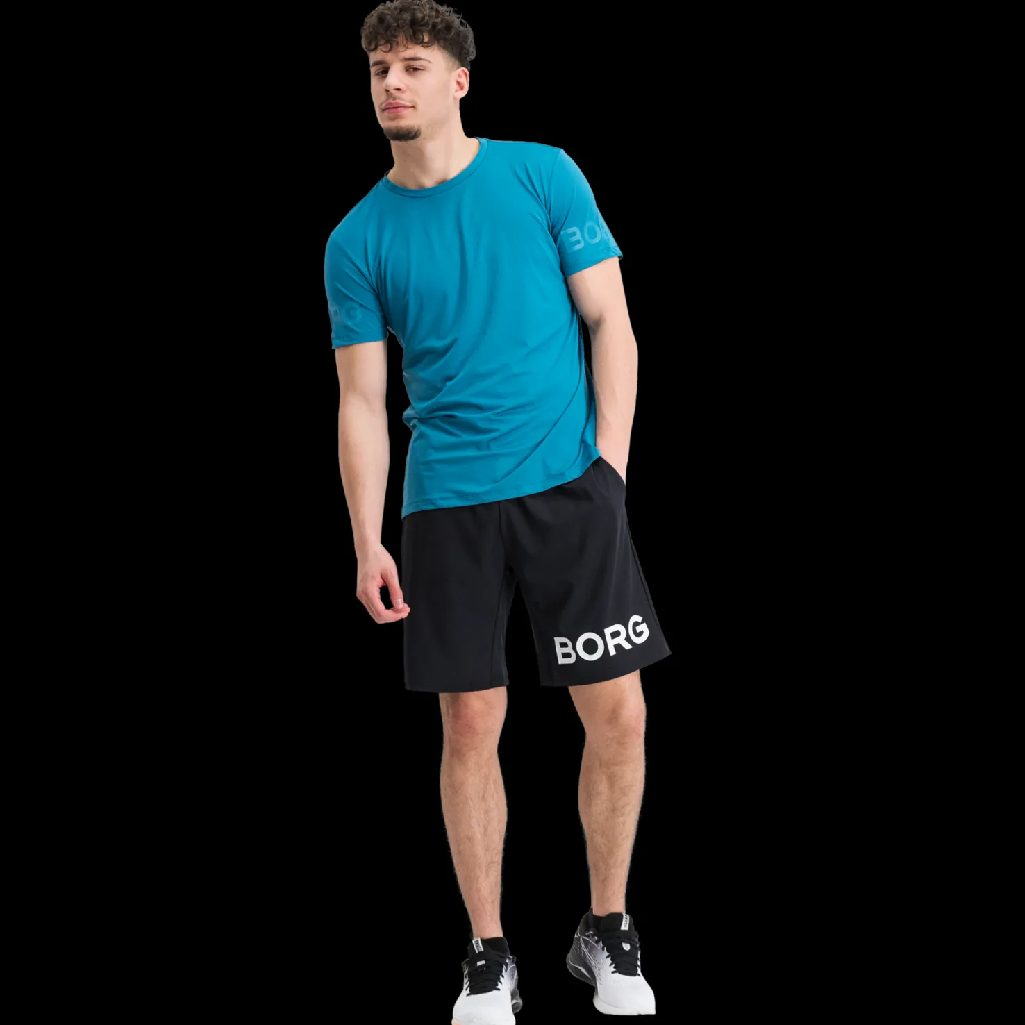 Borg Shorts, miesten treenishortsit - Urheilushortsit - Borg Shorts, miesten treenishortsit