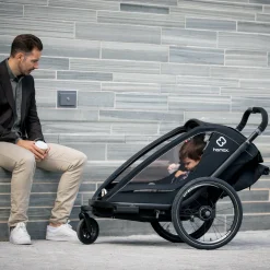 Breeze double, lastenkuljetuskärry - Kuljetuskärryt Pyörään - Breeze double, lastenkuljetuskärry