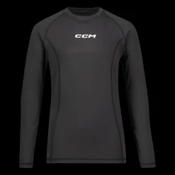 CCM Youth Performance Compression Long-Sleeve Top, kompressiopaita lapset - Alusasut Jääkiekkoon - CCM Youth Performance Compression Long-Sleeve Top, kompressiopaita lapset
