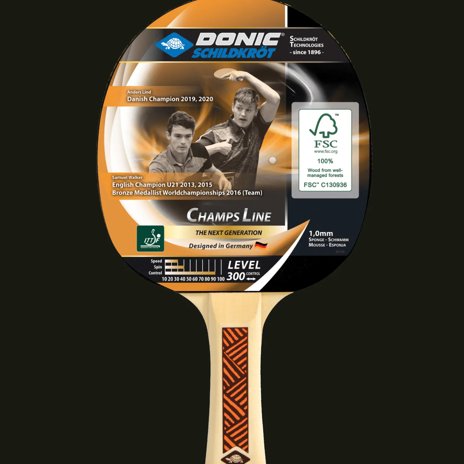 Champs Line 300 1 Star, pöytätennismaila - Pingismailat - Champs Line 300 1 Star, pöytätennismaila