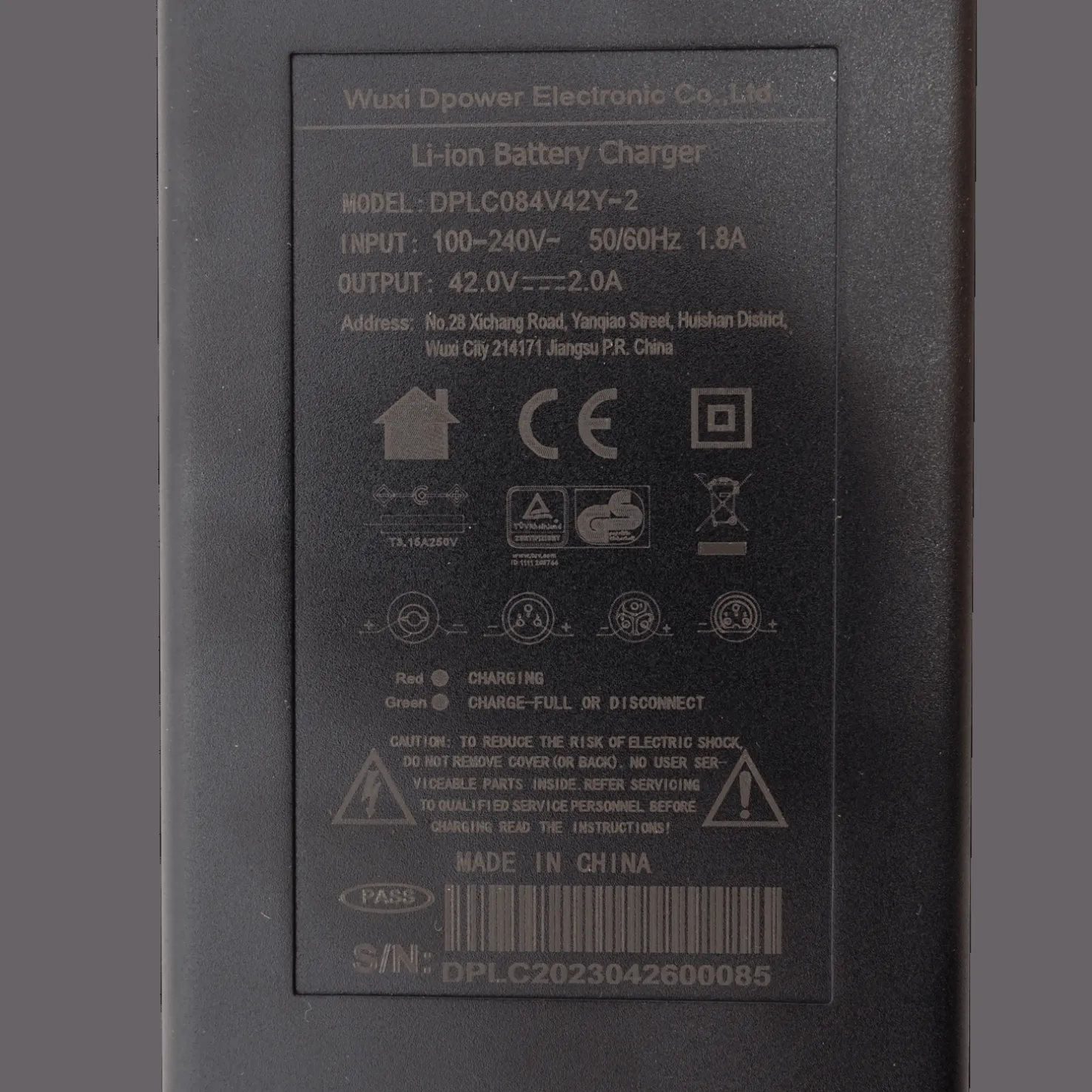 Charger E-Trekking 1.0 21 (2A) - Sähköpyörien Varaosat - Charger E-Trekking 1.0 21 (2A)