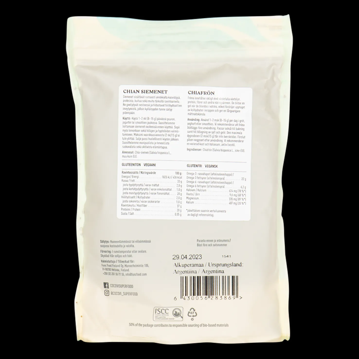 Chian siemenet - Lisäravinteet - Chian siemenet