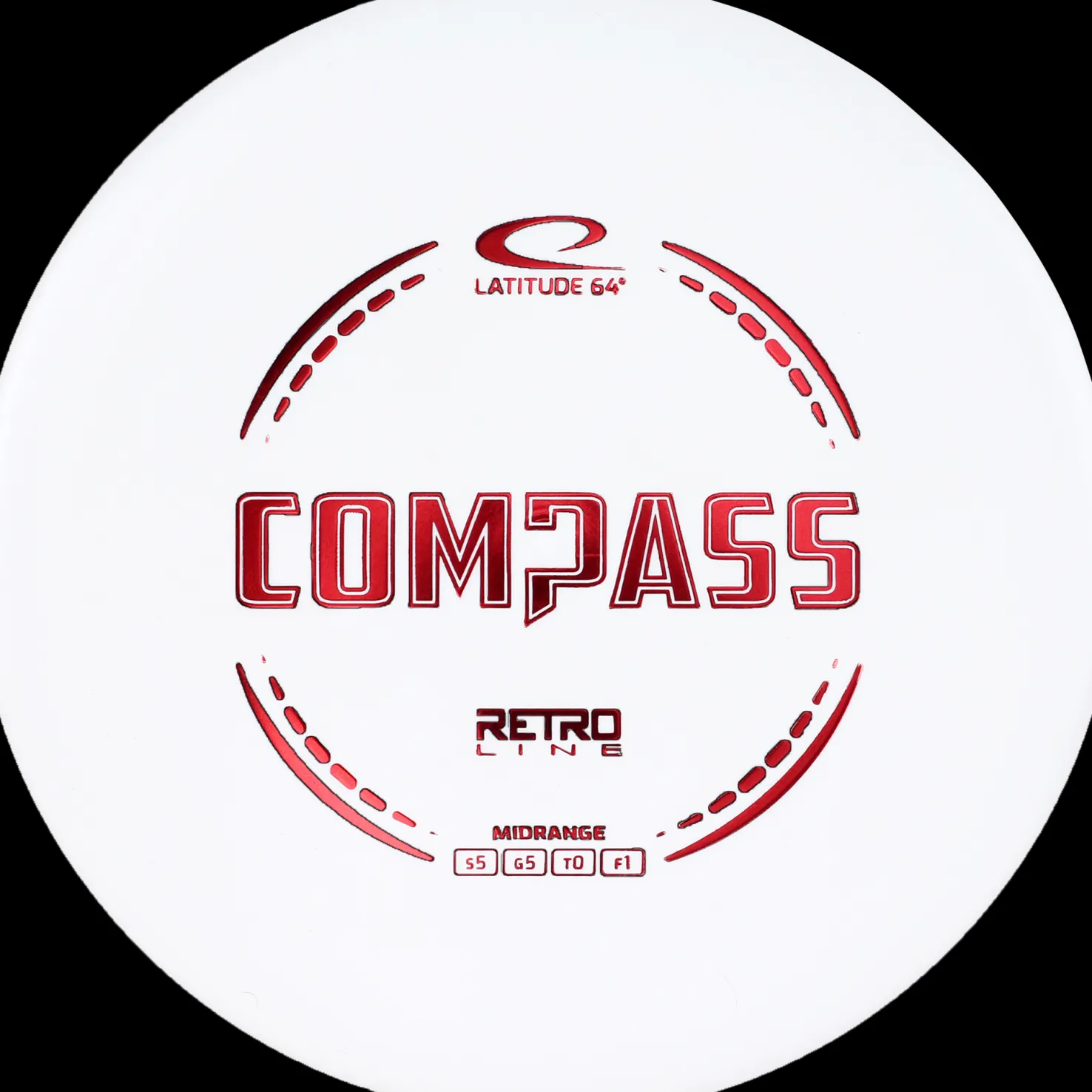 Compass Retro Midrange 173g+, frisbeegolfkiekko - Frisbeegolf - Compass Retro Midrange 173g+, frisbeegolfkiekko