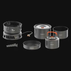 Cooking Kit W/gas Burner, retkikeitin kaasupolttimella - Retkikeittimet - Cooking Kit W/gas Burner, retkikeitin kaasupolttimella