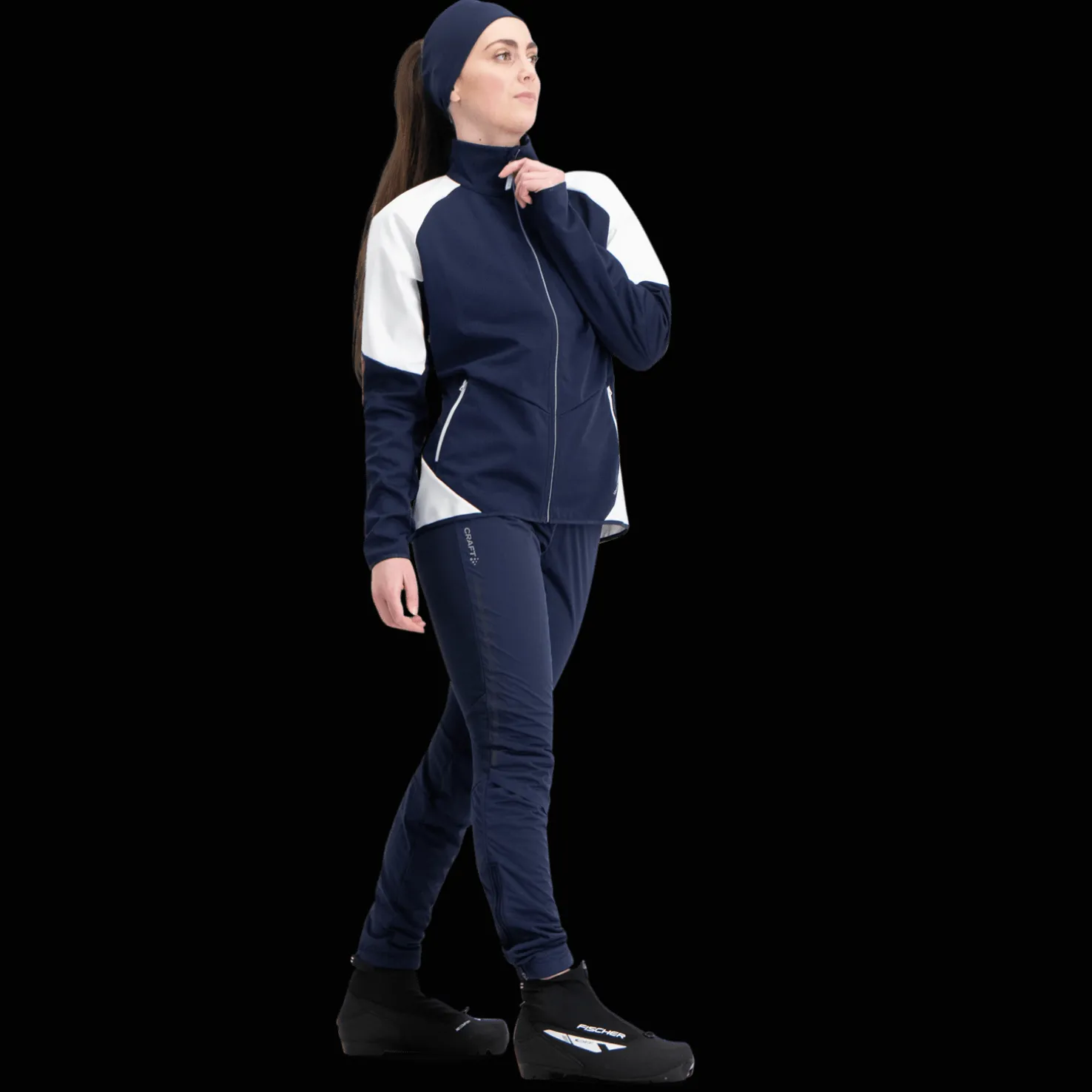 Craft ADV Microfleece shaped headband 24/25, panta, unisex - Hiihtopipot - Craft ADV Microfleece shaped headband 24/25, panta, unisex