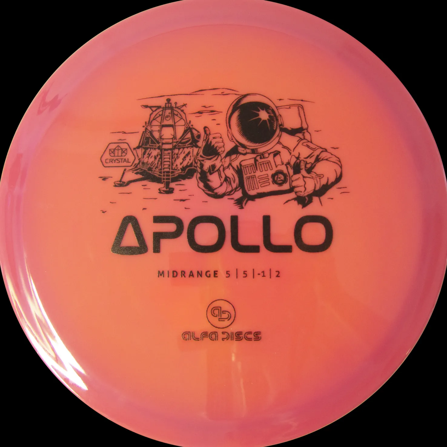 Crystal Line Midrange Apollo, 173-180g, midrange frisbeegolfkiekko - Frisbeegolf - Crystal Line Midrange Apollo, 173-180g, midrange frisbeegolfkiekko