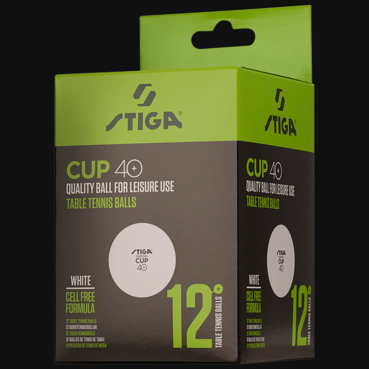 Cup Vit, 12 kpl, pöytätennispallot - Pingistarvikkeet - Cup Vit, 12 kpl, pöytätennispallot