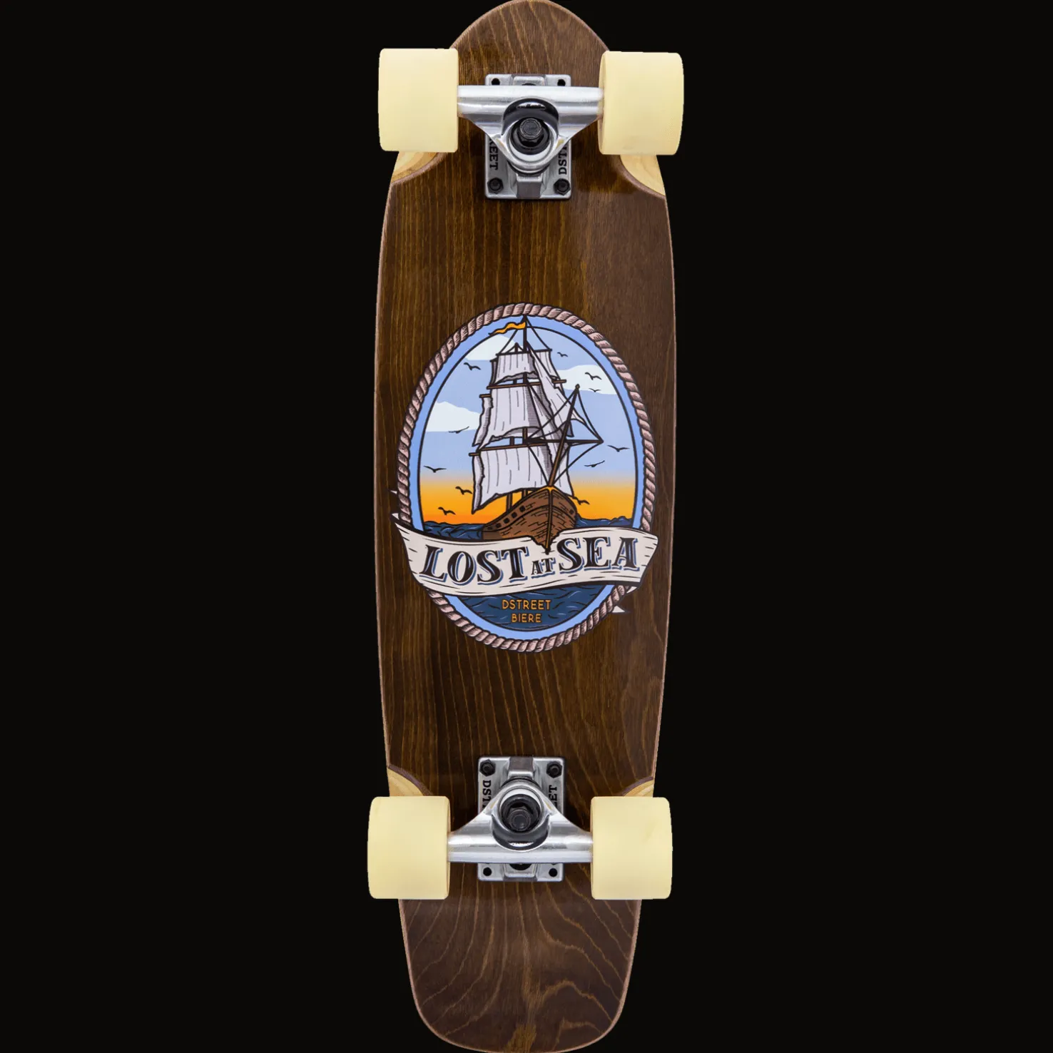 D Street Cruiser Lost At Sea-24/25, longboard - Skeittilaudat - D Street Cruiser Lost At Sea-24/25, longboard