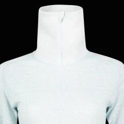 Dalen 2-layer Wool Polo Zip, naisten villapaita - Villakerrastot yläosat naiset - Dalen 2-layer Wool Polo Zip, naisten villapaita