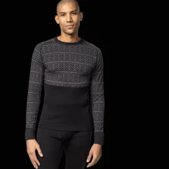 Dalen 2-layer Wool Roundneck, miesten villapaita - Villakerrastot yläosat miehet - Dalen 2-layer Wool Roundneck, miesten villapaita