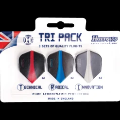 Dart Flights Retina Tri Pack 9 pcs, dartstikan sulat - Tikanheitto - Dart Flights Retina Tri Pack 9 pcs, dartstikan sulat