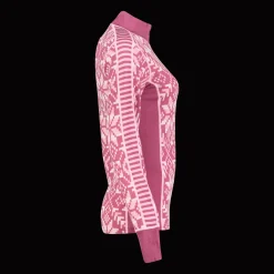 Else Half Zip, naisten villapaita - Villakerrastot yläosat naiset - Else Half Zip, naisten villapaita