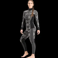 Else Half Zip, naisten villapaita - Villakerrastot yläosat naiset - Else Half Zip, naisten villapaita