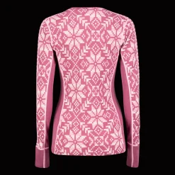 Else Long Sleeve, naisten villapaita - Villakerrastot yläosat naiset - Else Long Sleeve, naisten villapaita