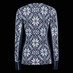 Else Long Sleeve, naisten villapaita - Villakerrastot yläosat naiset - Else Long Sleeve, naisten villapaita