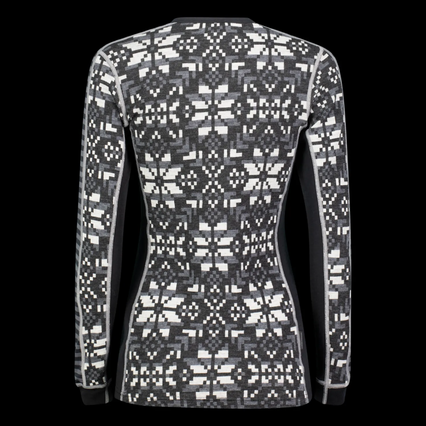 Else Long Sleeve, naisten villapaita - Villakerrastot yläosat naiset - Else Long Sleeve, naisten villapaita